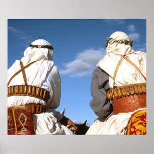Desert men nomads poster