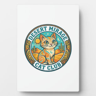 Desert Mirage Cat Cat Mum Gift Idea - Desert Mirag Plaque