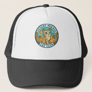 Desert Mirage Cat Cat Mum Gift Idea - Desert Mirag Trucker Hat