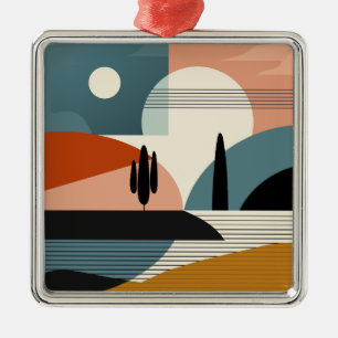 Desert Mirage Metal Ornament