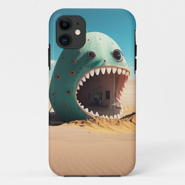 Desert monster house Case-Mate iPhone case (Back)