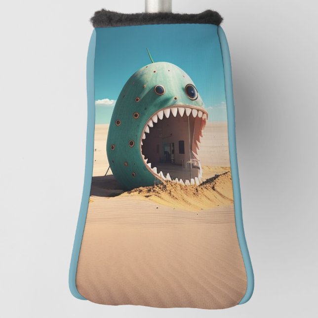 Desert monster house golf head cover (Rotate 90)