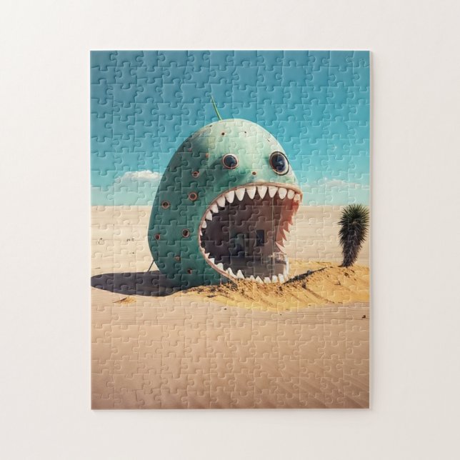 Desert monster house jigsaw puzzle (Vertical)