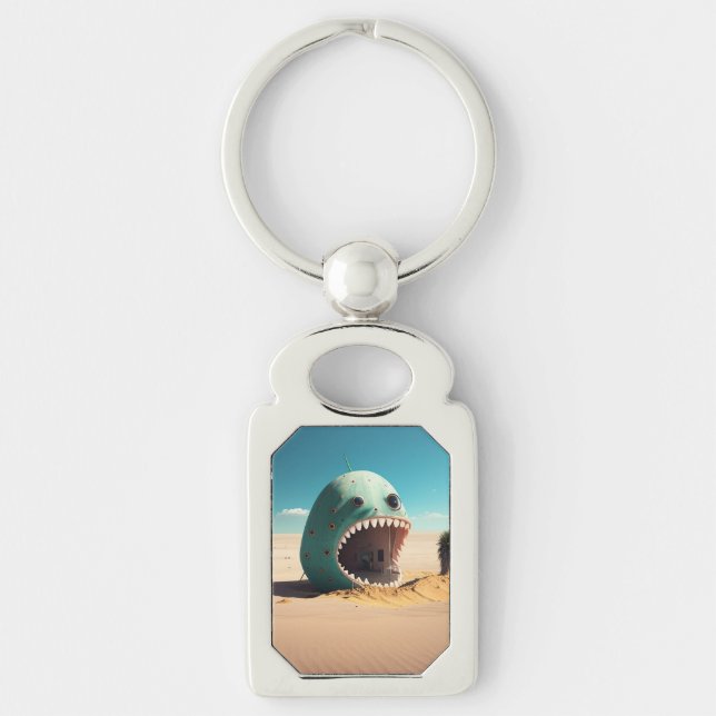 Desert monster house key ring (Front)