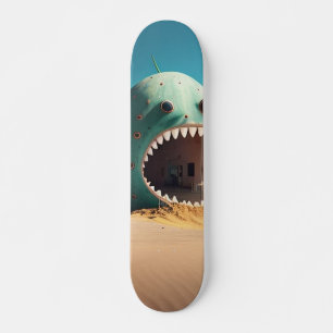 Desert monster house skateboard