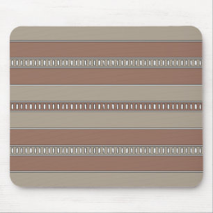 Desert Mosaic Stripes Mouse Pad