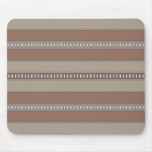 Desert Mosaic Stripes Mouse Pad (Front)