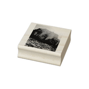 Desert Mountain Rubber Stamp