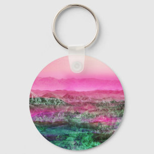 Desert Mountains Key Ring
