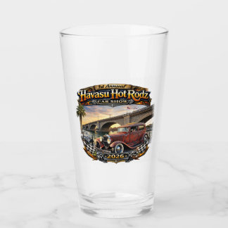 Desert Muscle Retro Pickup Design Glass