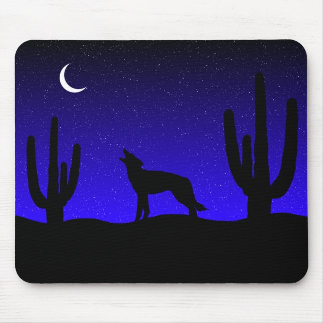 Desert Night Mouse Pad (Front)