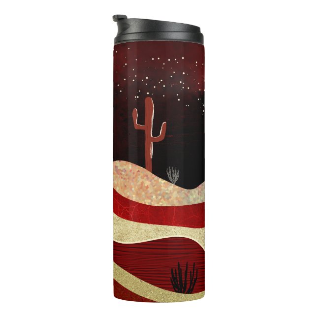 Desert Night Thermal Tumbler (Rotated Right)