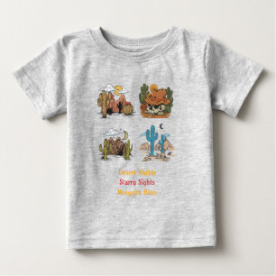 Desert Nights Starry Sights Mosquito Bites Desert  Baby T-Shirt