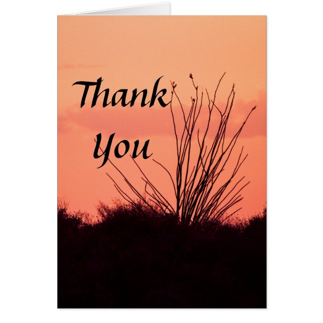 Desert Nights Thank you (Front)