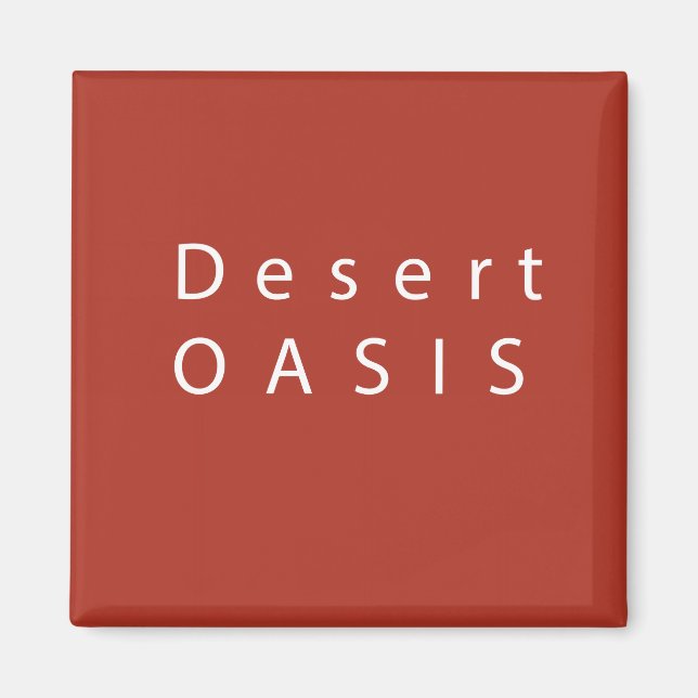Desert OASIS Magnet (Front)