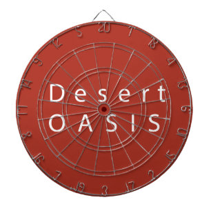 Desert OASIS Metal Cage Dartboard