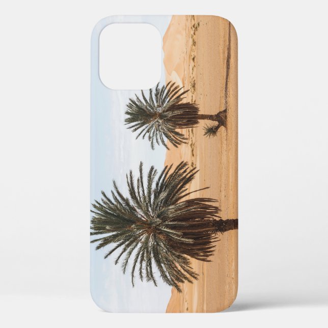 Desert Oasis: Sahara Palms Landscape. Case-Mate iPhone Case (Back)