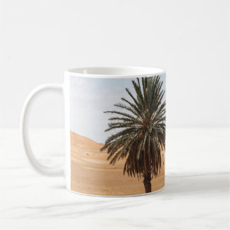 Desert Oasis: Sahara Palms Landscape. Coffee Mug