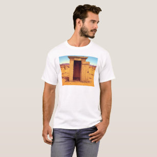 Desert Outhouse men white T-shirt