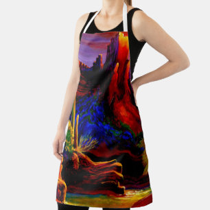 Desert Painted by Sunset Apron