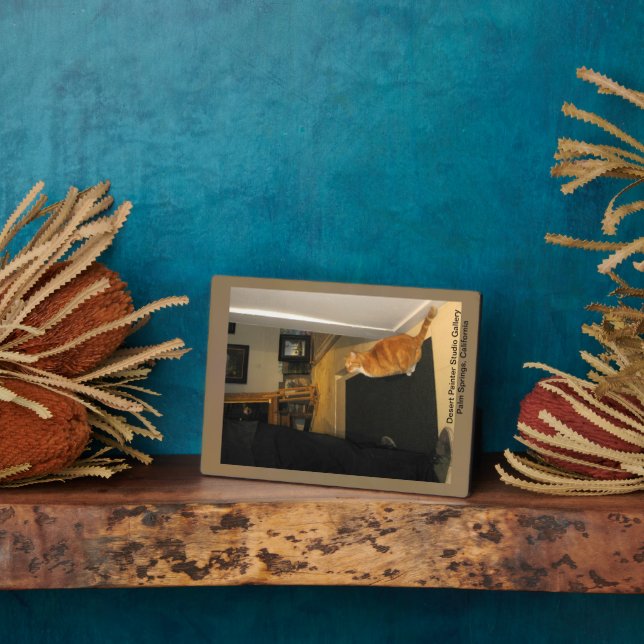 Desert Painter Studio Gallery in Palm Springs, CA Plaque (Side)