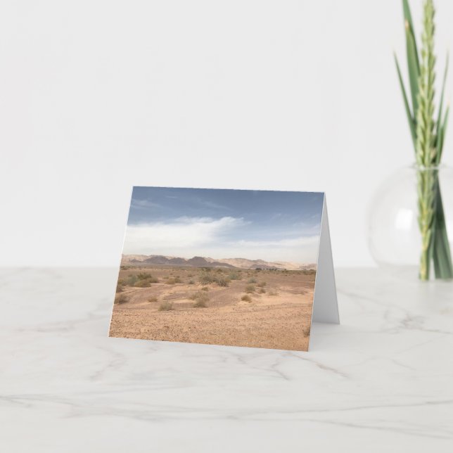 Desert photo card (Front)