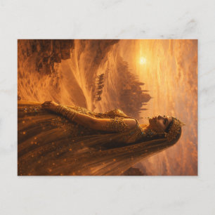 Desert Princess at Sunset Postcard