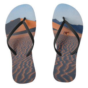 "Desert Pug with Wanderlust" Funny Pug Scenic Thongs