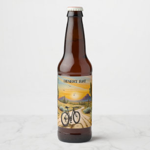 Desert Rat, customisable Beer Bottle Label