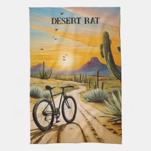 Desert Rat, customisable Tea Towel