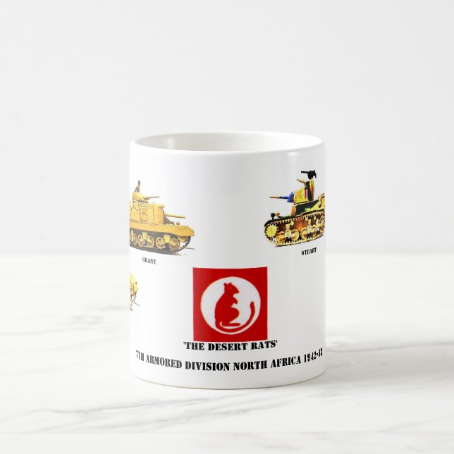 Desert Rats Mug 7th Armoured Div (Center)