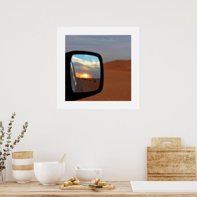 Desert Reflections at Sunset Poster (Kitchen)