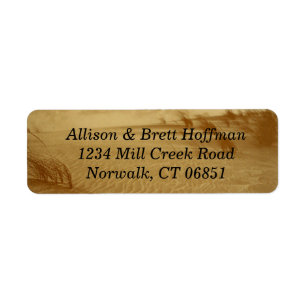 Desert Return Address Label