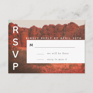 Desert Rocks RSVP Card