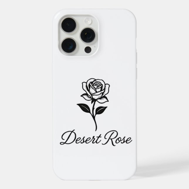 Desert Rose iPhone Case (Back)
