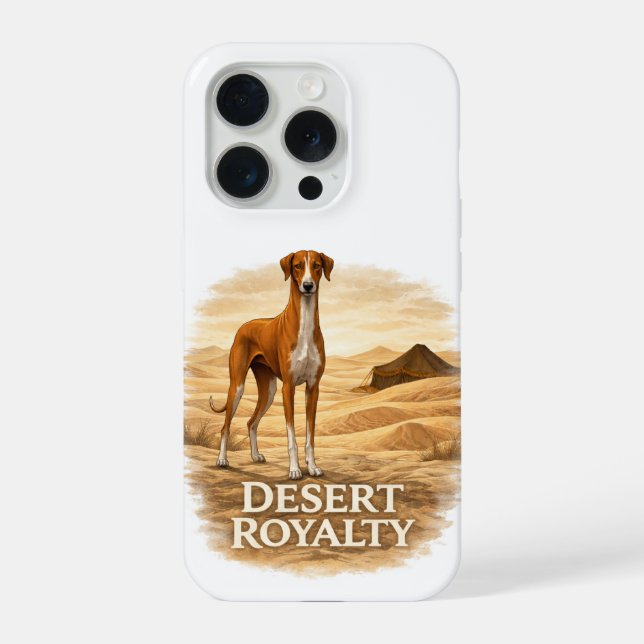 Desert Royalty Azawakh iPhone Case (Back)