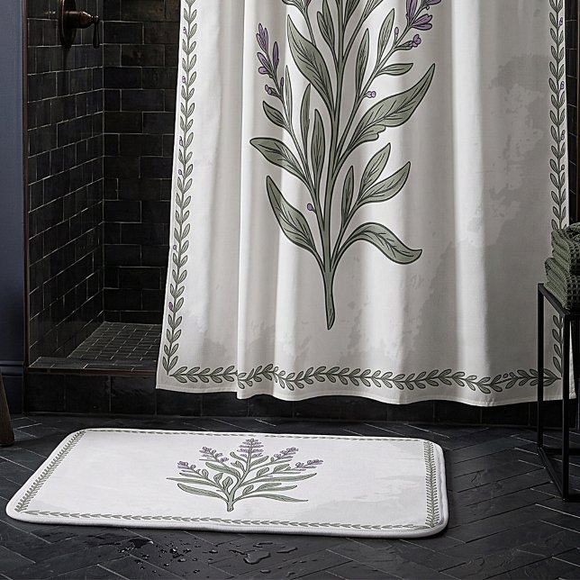 Desert Sage botanical Bath Mat (Creator Uploaded)