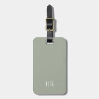 Desert Sage Solid Colour | Modern Monogram