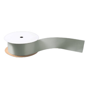 Desert Sage Solid Colour Satin Ribbon