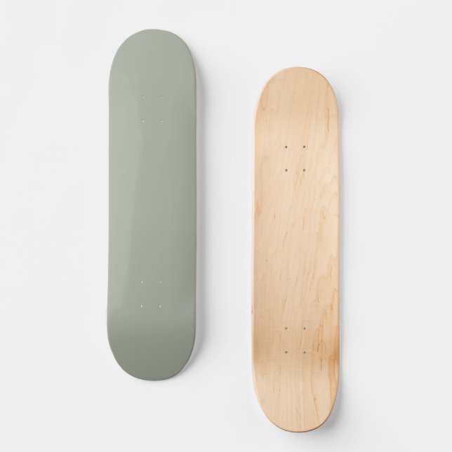 Desert Sage Solid Colour Skateboard (Front)