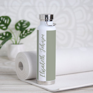 Desert Sage Solid Colour Water Bottle