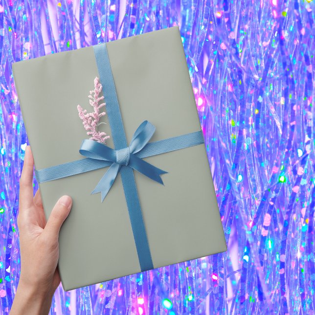 Desert Sage Solid Colour Wrapping Paper (Creator Uploaded)