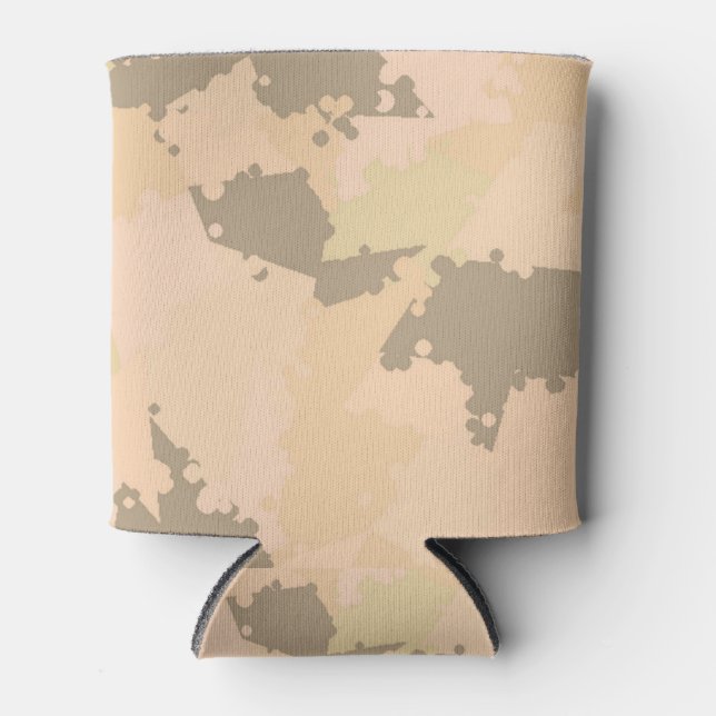 Desert Sand Camo Can Cooler (Front)