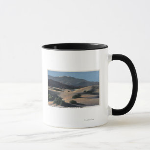 Desert Sand Dunes and Snow-Capped Mountains Mug