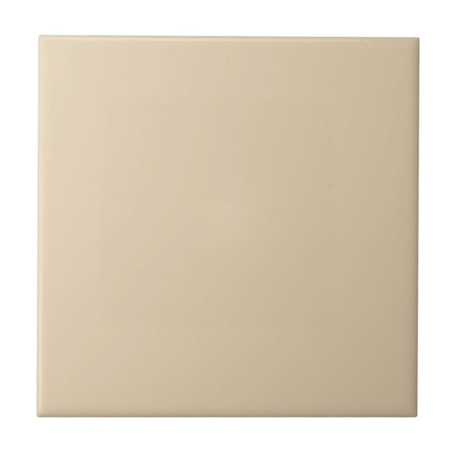 Desert Sand E6D1B0 Colour, With Option to Add Imag Ceramic Tile (Front)