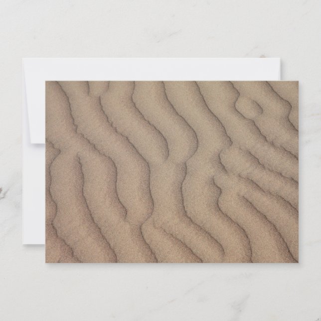 Desert sand ripples Card (Front)