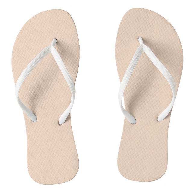Desert Sand Solid Plain Colour Thongs (Footbed)