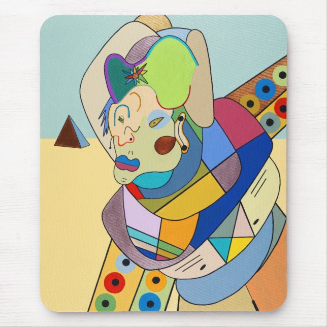 "Desert Scene" by Ruchell Alexander Mouse Pad (Front)