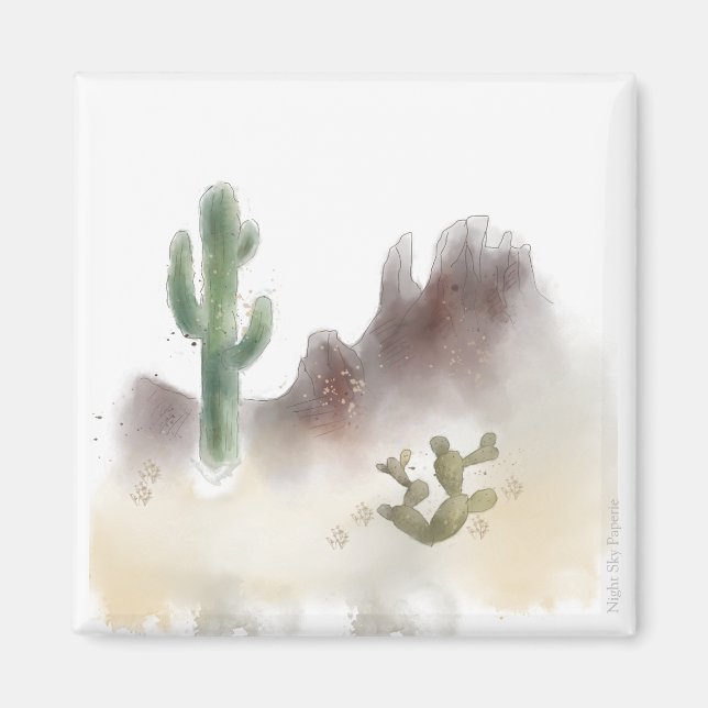 Desert Scene Magnet (Front)