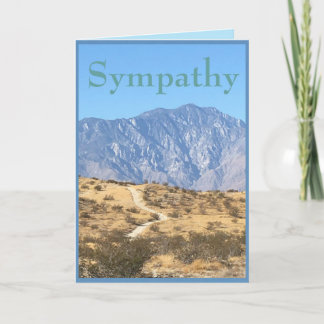 Desert Scene Sympathy for Anyone Card